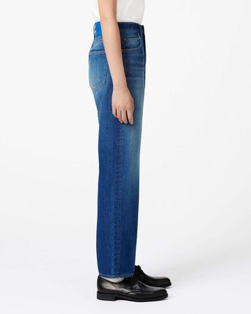 WOMEN | Light Tapered Jeans 9oz  Medium Indigo,MEDIUM INDIGO, large image number 1