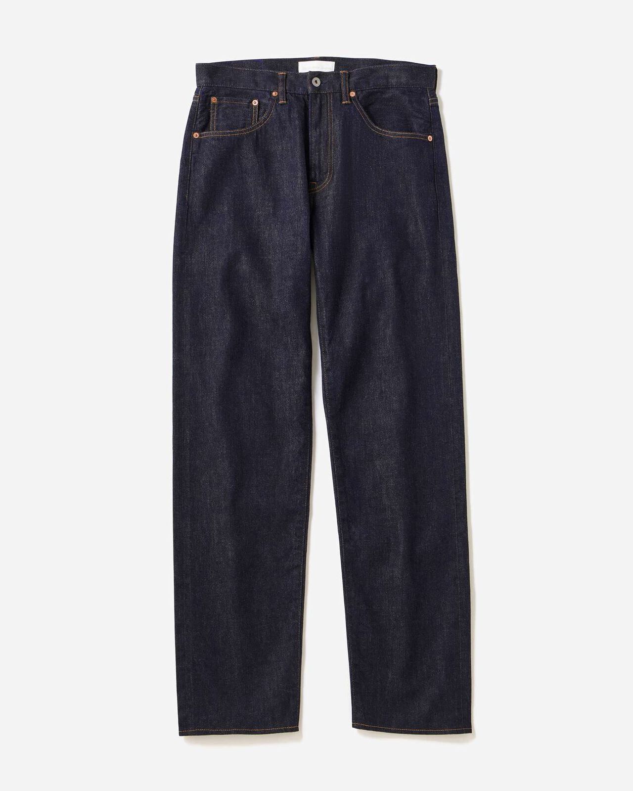 MEN | Selvedge Straight Jeans 12oz,INDIGO, large image number 3