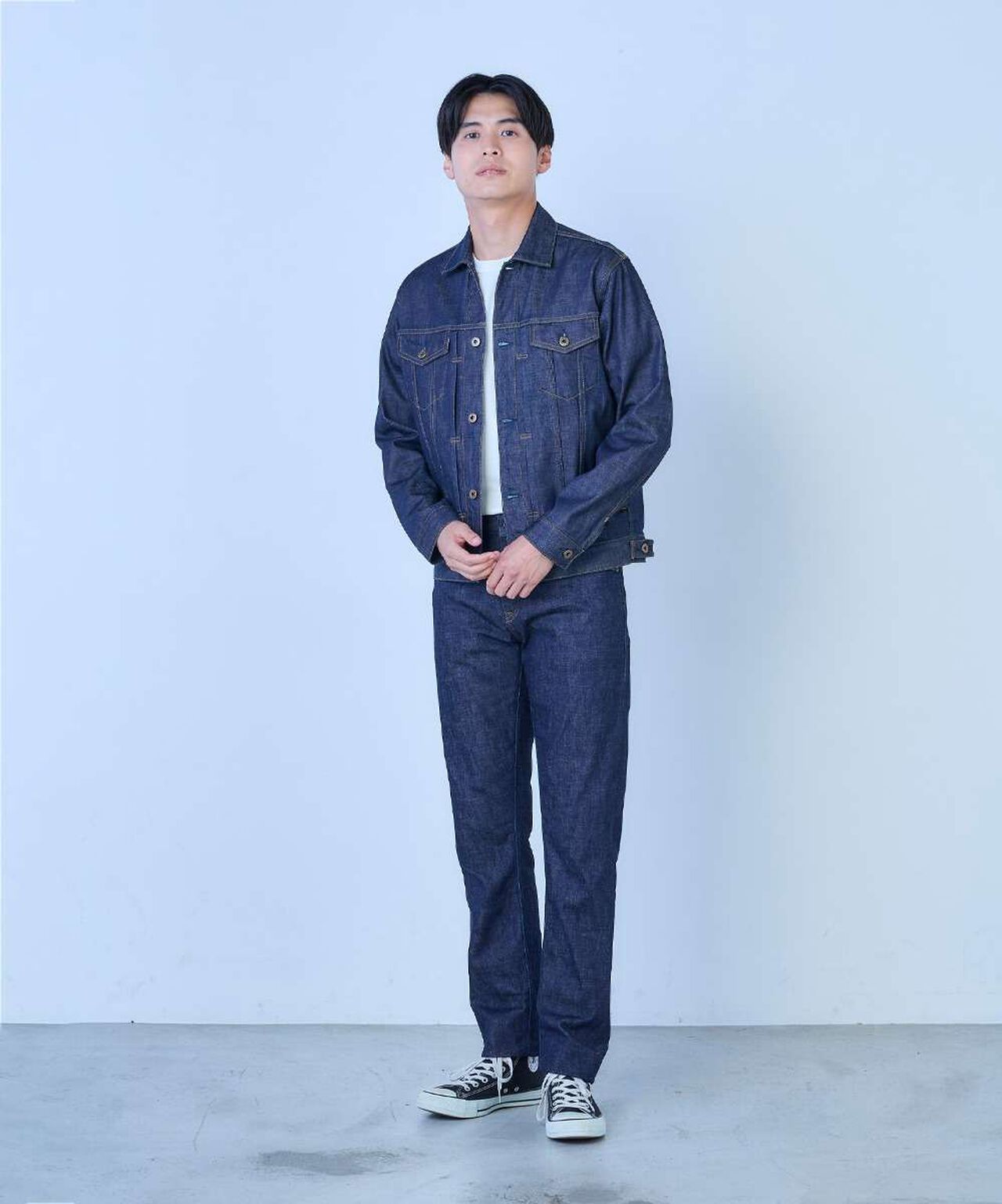 J304 12.5oz Africa Cotton Straight Selvedge Jeans,INDIGO, large image number 7