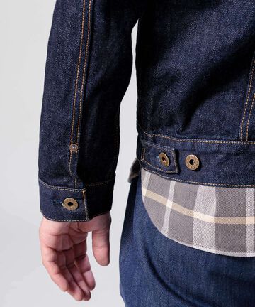 14.8oz Type 2 Denim Jacket,INDIGO, large image number 9