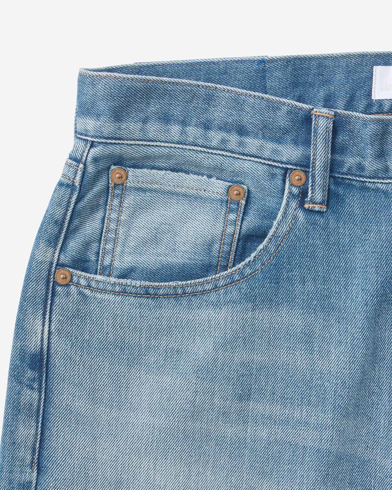 MEN | Light Straight Jeans 9oz Medium Indigo,MEDIUM INDIGO, large image number 8
