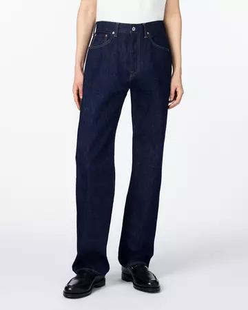 MEN | Selvedge Wide Jeans 16oz,INDIGO, large image number 0