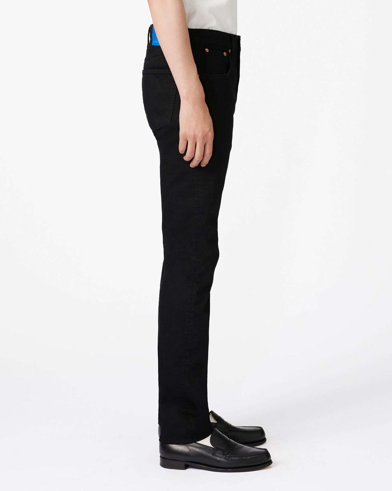 MEN | Stretch Slim Jeans 12oz,BLACK, large image number 1
