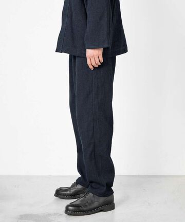 Sashiko Wide Tapered 5P Pants,INDIGO, large image number 1