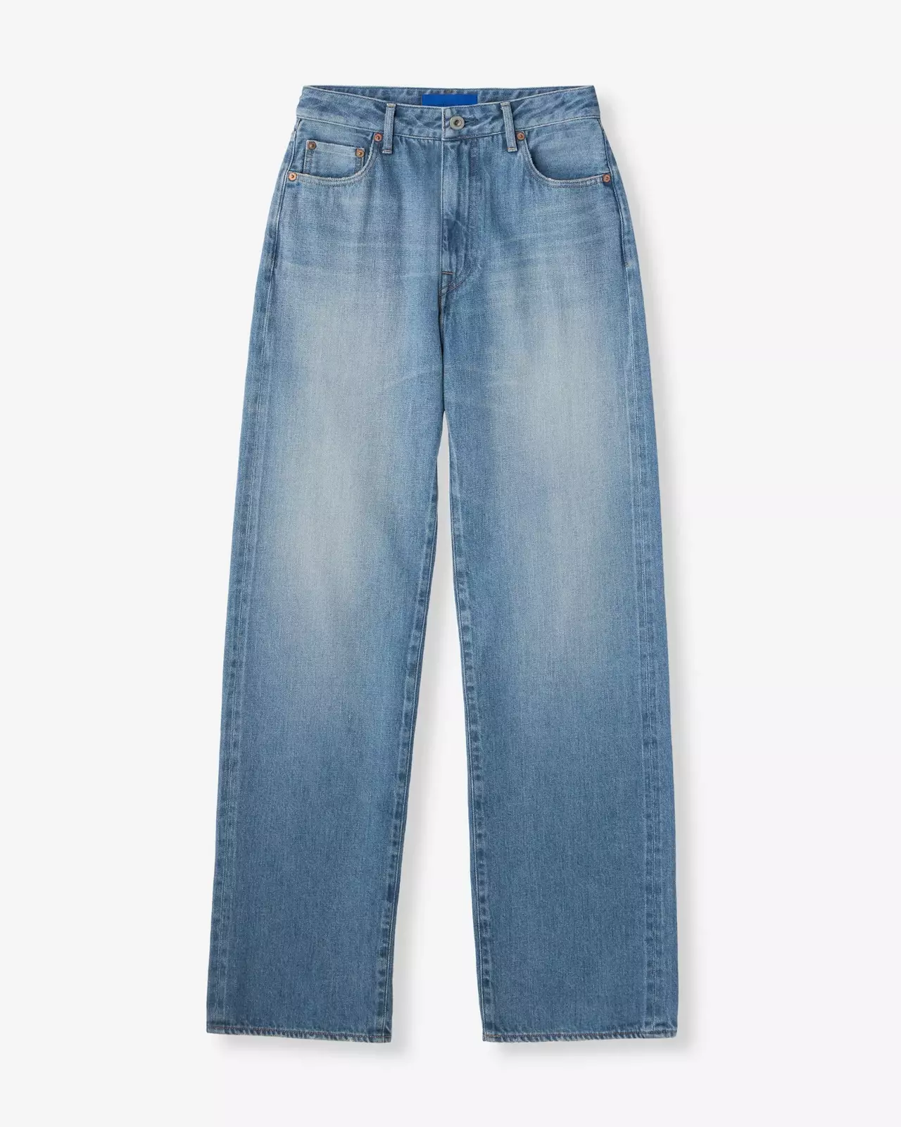 WOMEN | Selvedge Straight Jeans 12oz Medium Indigo,MEDIUM INDIGO, large image number 4