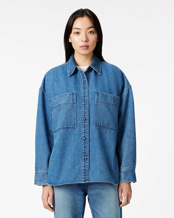WOMEN | Light Denim Shirt 9oz,, medium