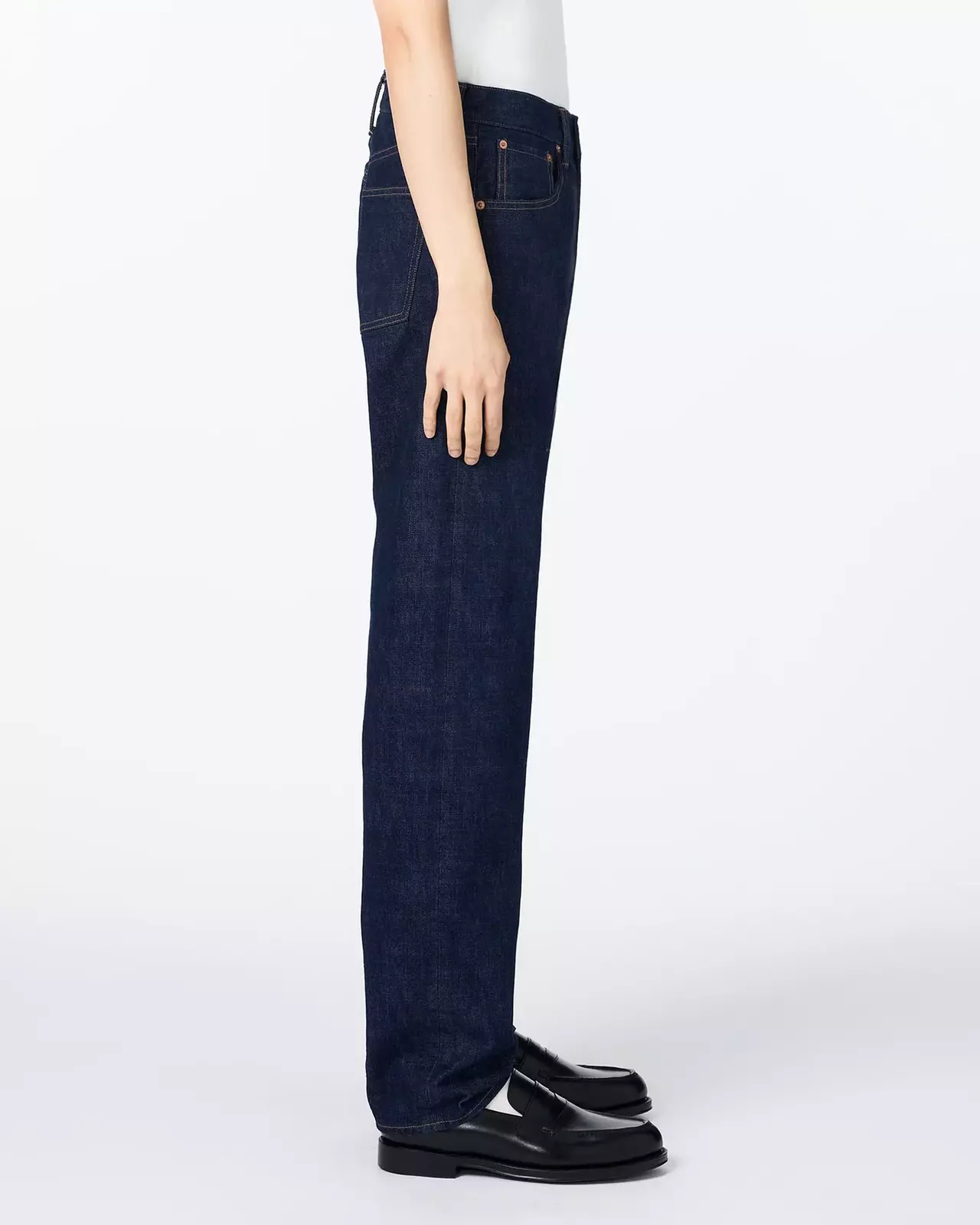 MEN | Selvedge Straight Jeans 16oz,INDIGO, large image number 1