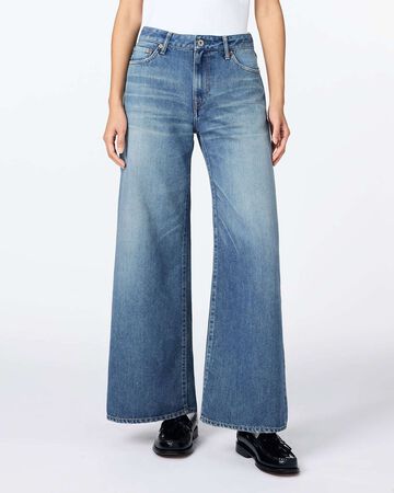 WOMEN | Light Baggy Jeans 9oz Medium Indigo,MEDIUM INDIGO, large image number 0