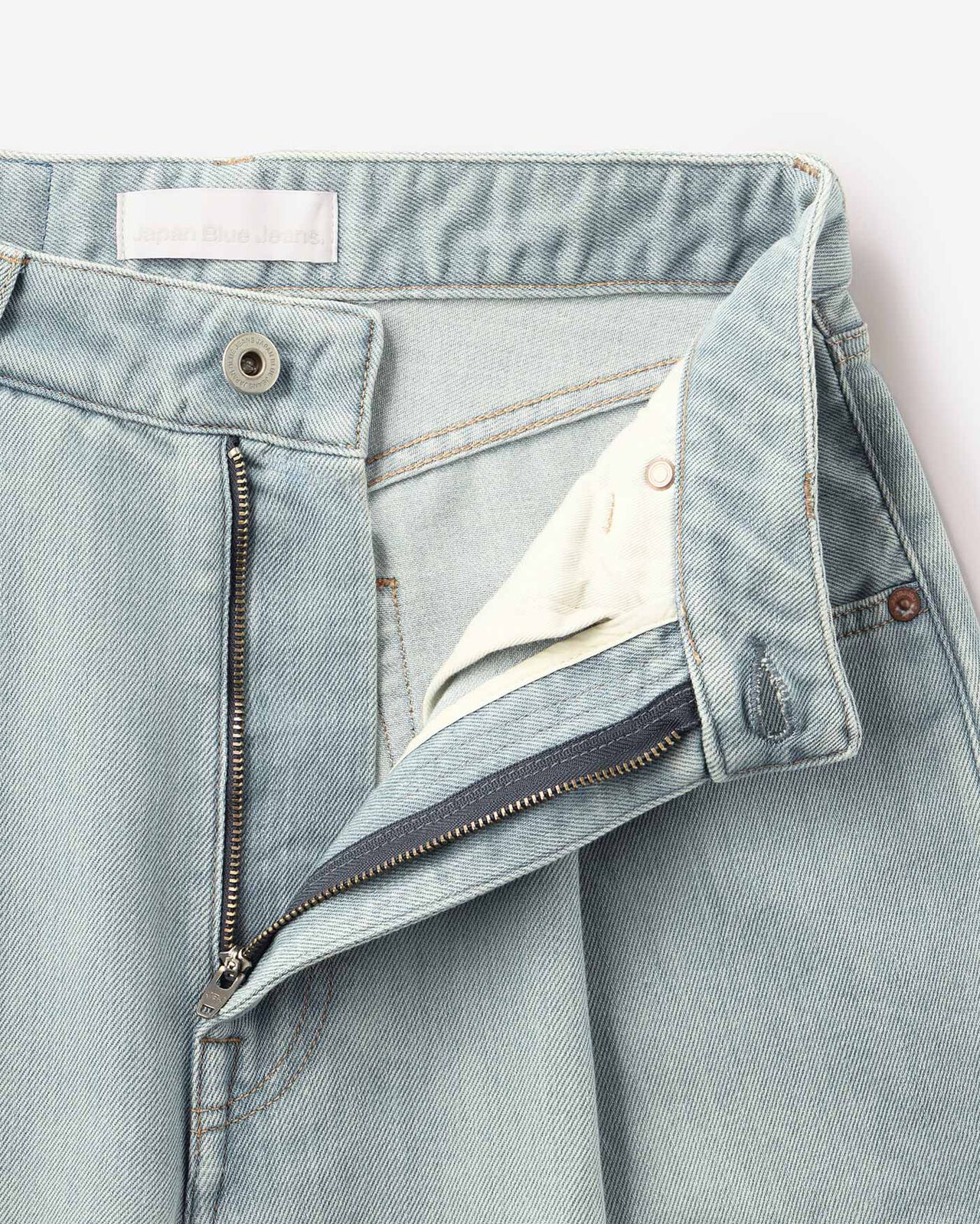 WOMEN | Light Wide Jeans 9oz Light Indigo,LIGHT INDIGO, large image number 4