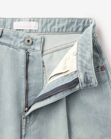 WOMEN | Light Wide Jeans 9oz Light Indigo,LIGHT INDIGO, large image number 4