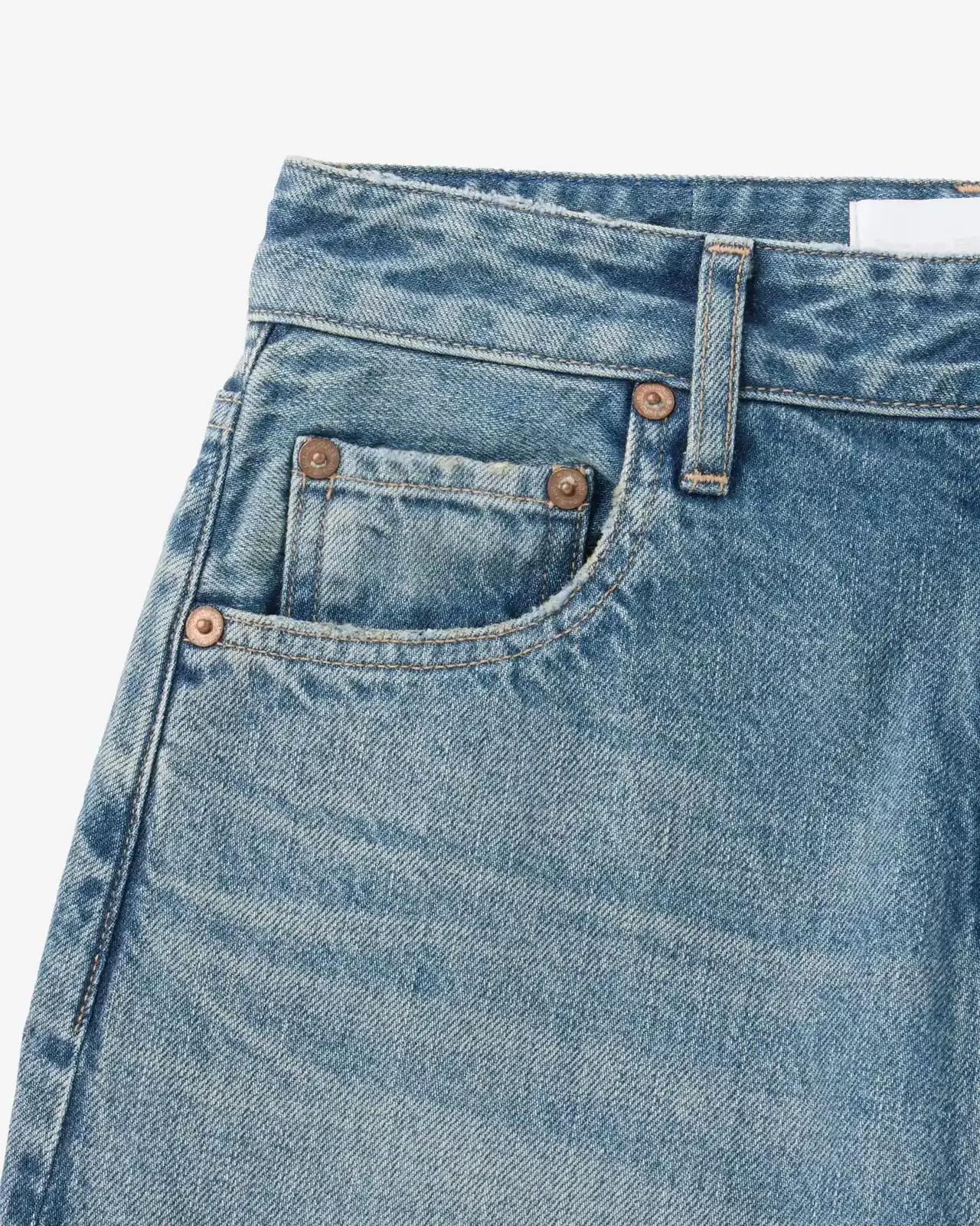 WOMEN | Skew Straight Jeans 11oz Medium Indigo,MEDIUM INDIGO, large image number 9