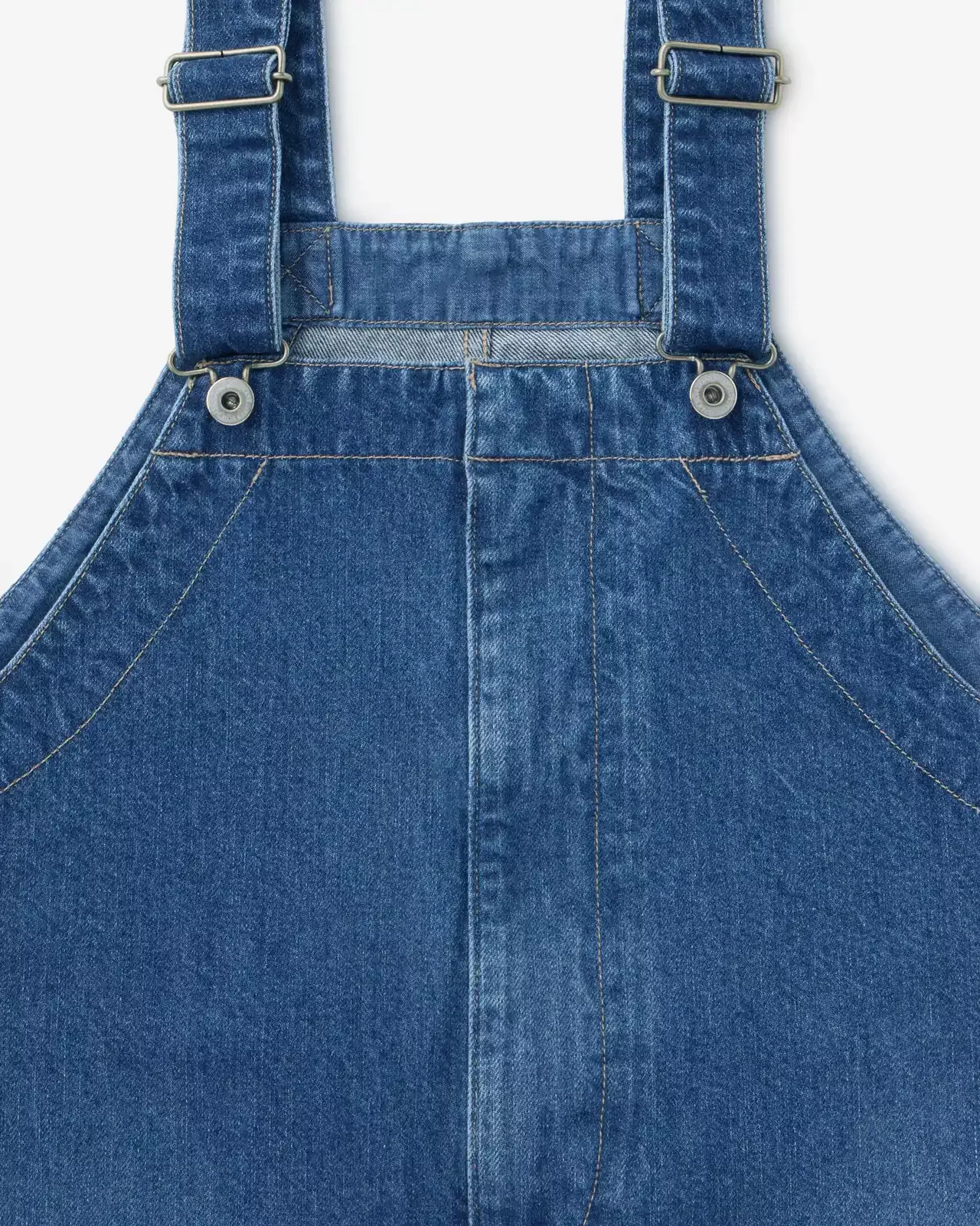 WOMEN | Denim Overalls 11oz Medium Indigo,MEDIUM INDIGO, large image number 5