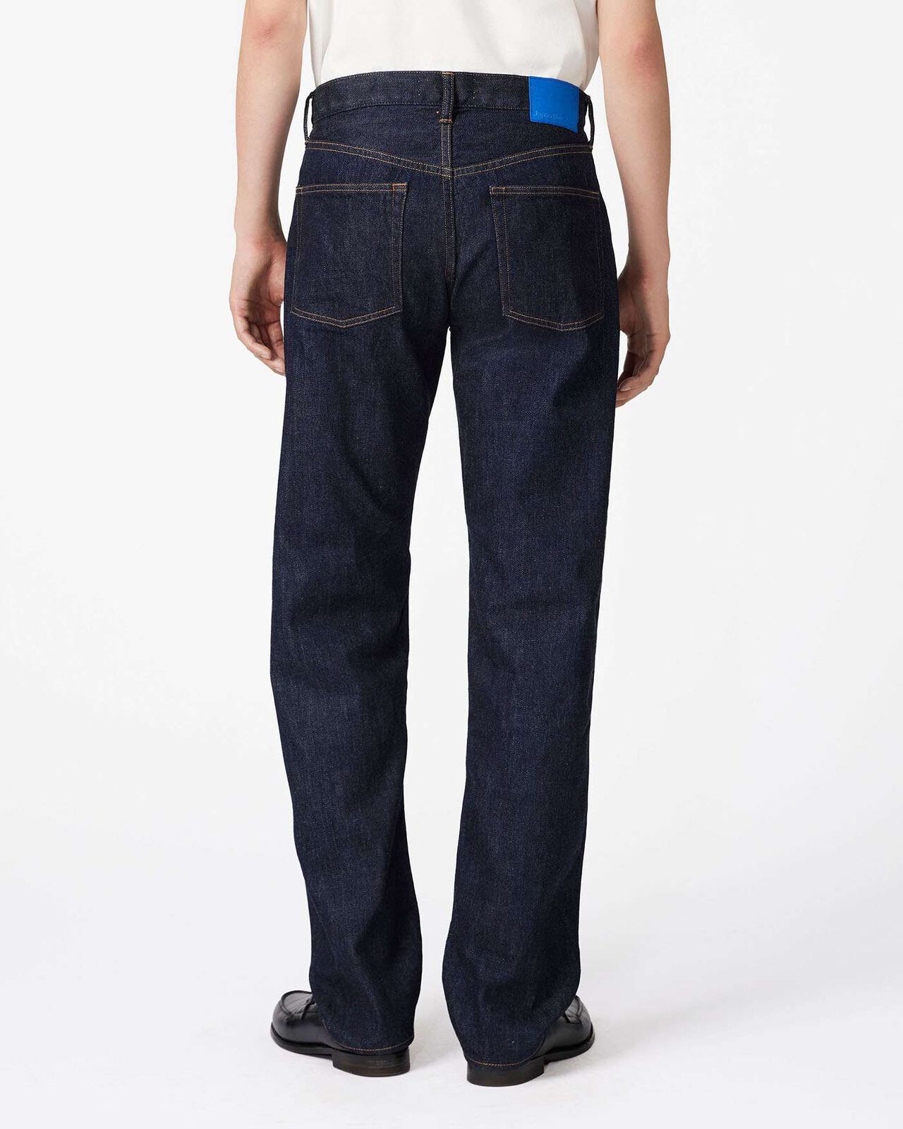 MEN | Selvedge Straight Jeans 12oz,INDIGO, large image number 2