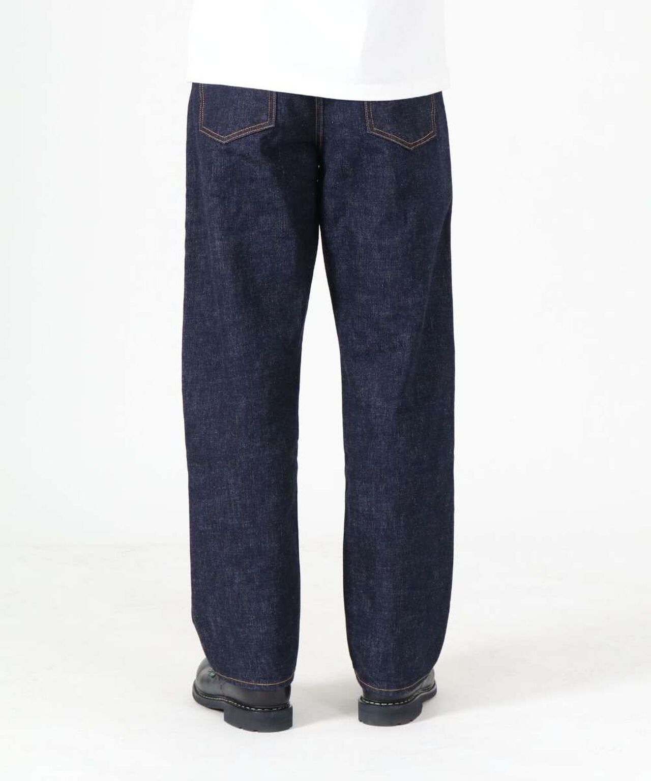 J501 14.8oz US Cotton Loose Selvedge Jeans,INDIGO, large image number 3