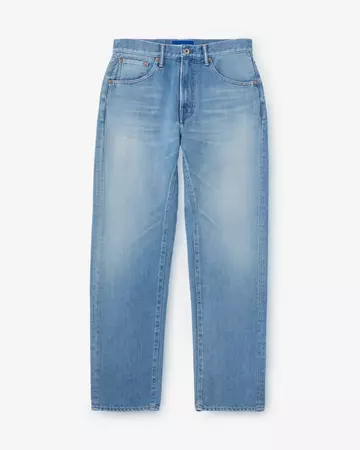 MEN | Light Tapered Jeans 9oz Medium Indigo,MEDIUM INDIGO, large image number 4