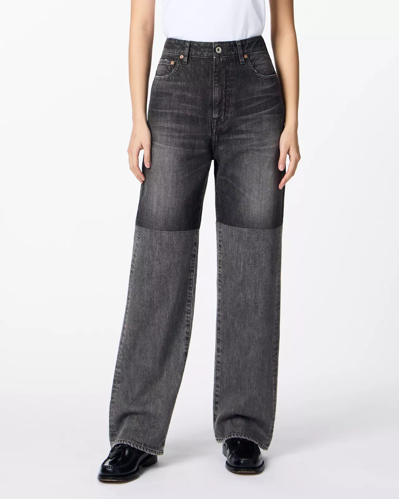 WOMEN | Switch Straight Jeans 11oz Washed Black,BLACK, large image number 0