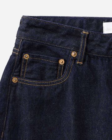 WOMEN | Selvedge Wide Straight Jeans 12oz,INDIGO, large image number 10