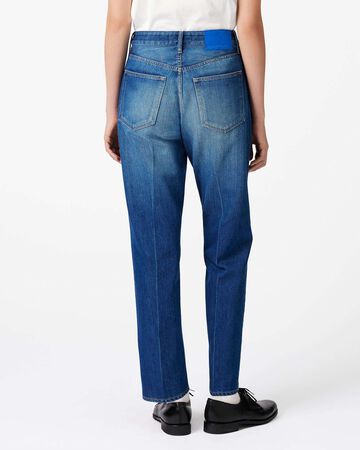 WOMEN | Light Tapered Jeans 9oz  Medium Indigo,MEDIUM INDIGO, large image number 2