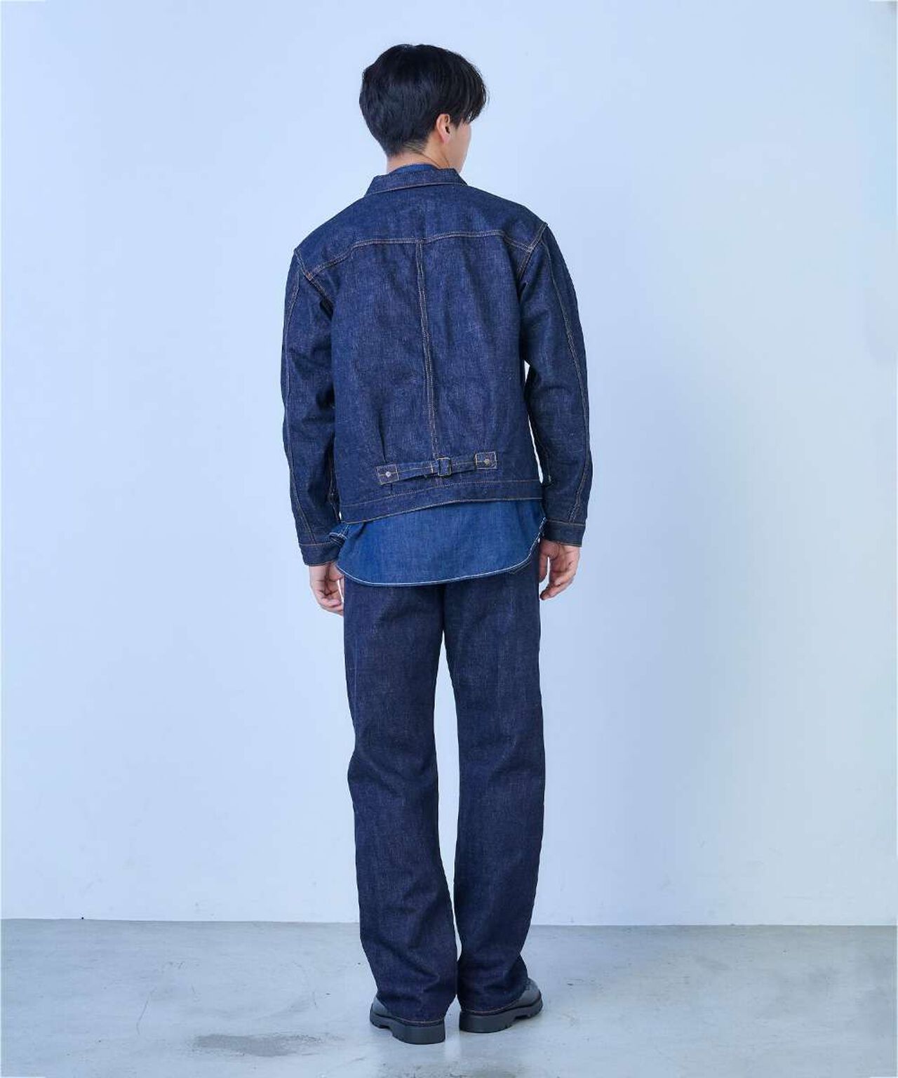 J501 14.8oz US Cotton Loose Selvedge Jeans,INDIGO, large image number 9