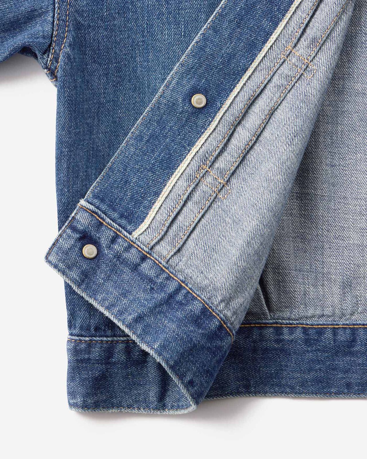 WOMEN | Selvedge Denim Jacket 12oz Medium Indigo,MEDIUM INDIGO, large image number 8
