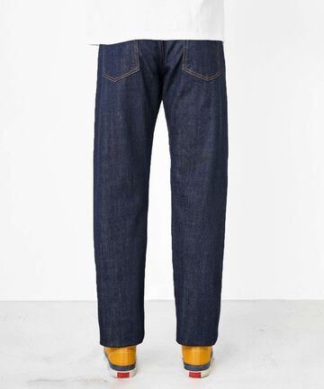 [ EXCLUSIVE ] J455 13.5oz Suvin Gold Cotton Classic Straight Selvedge Jeans,INDIGO, large image number 2