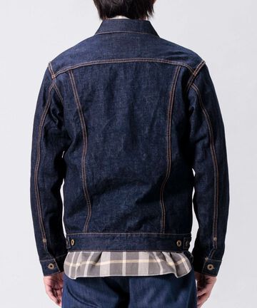 14.8oz Type 2 Denim Jacket,INDIGO, large image number 13