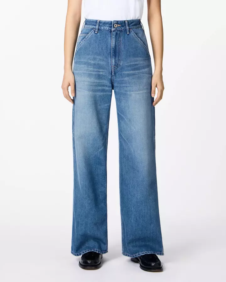 WOMEN | Light Painter Pants 9oz Medium Indigo,, medium