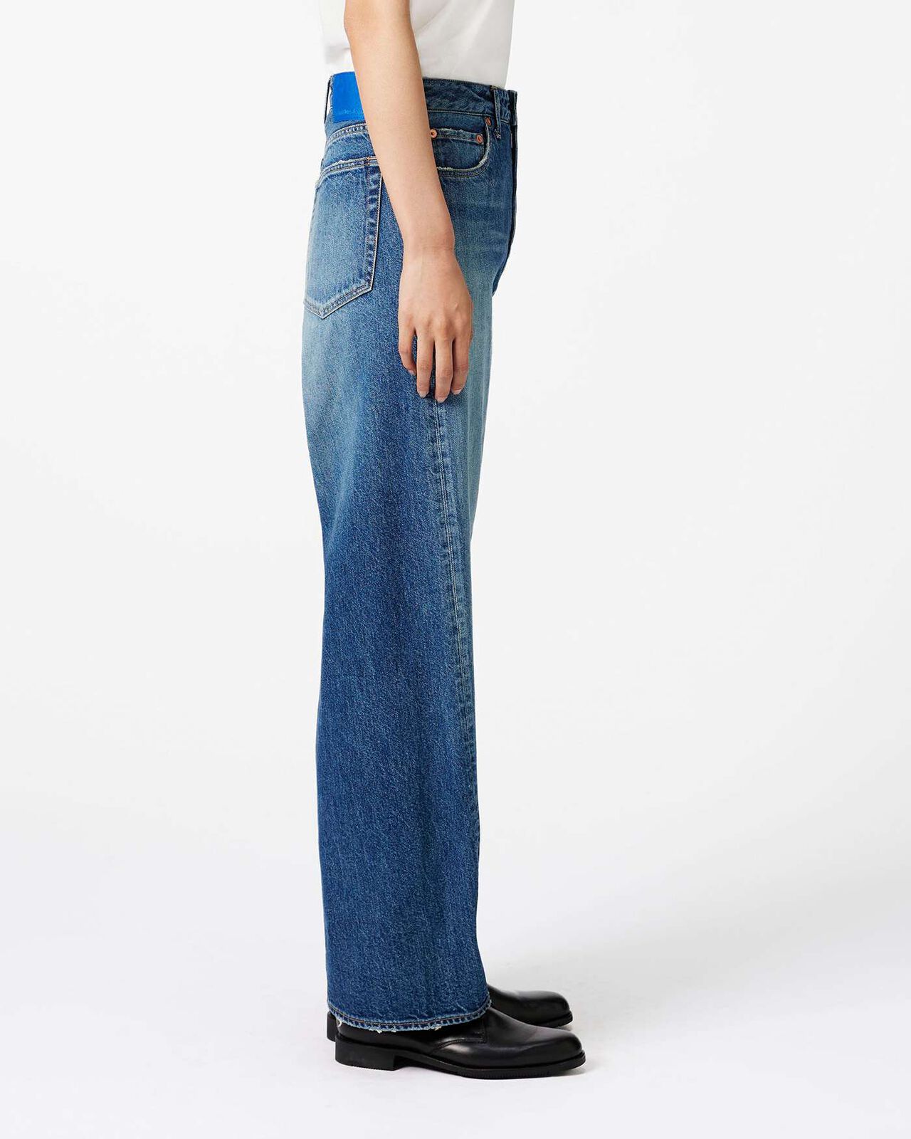 WOMEN | Skew Straight Jeans 11oz Medium Indigo,MEDIUM INDIGO, large image number 1