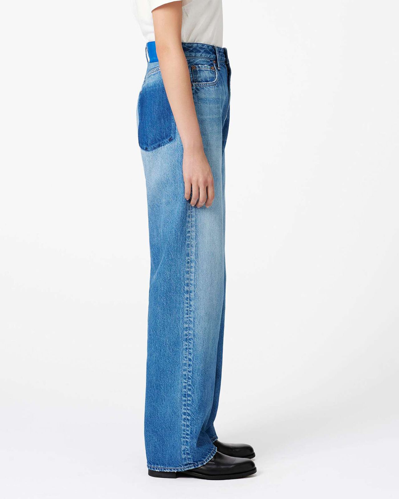 WOMEN | Pkt Straight Jeans 11oz Medium Indigo,MEDIUM INDIGO, large image number 1