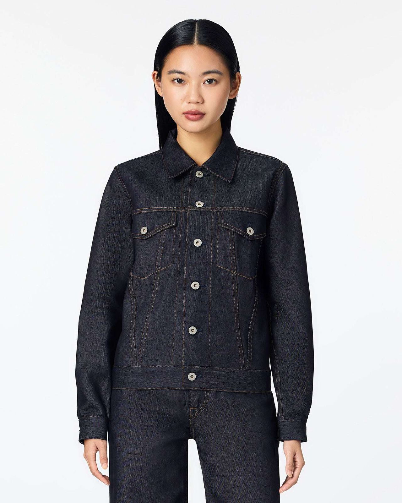 WOMEN | Light Denim Jacket 9oz Rigid,RIGID, large image number 0