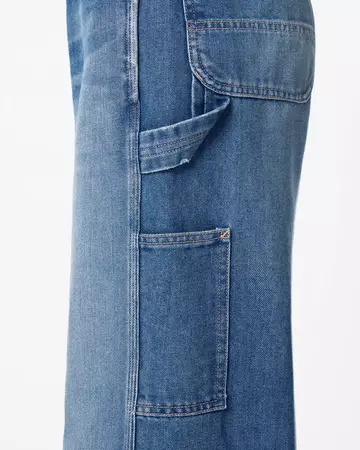 WOMEN | Light Painter Pants 9oz Medium Indigo,MEDIUM INDIGO, large image number 4