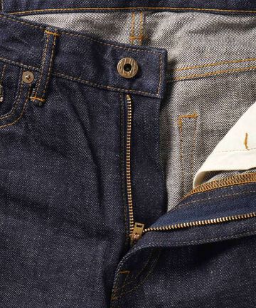 J404 12.5oz Africa Cotton Classic Straight Selvedge Jeans,INDIGO, large image number 3