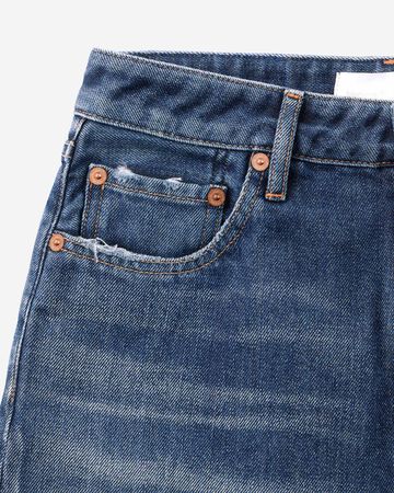 WOMEN | Light Straight Jeans 9oz Dark Indigo,DARK INDIGO, large image number 8