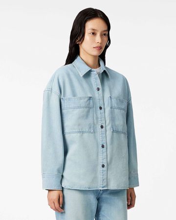 WOMEN | Light Denim Shirt 9oz,LIGHT INDIGO, large image number 1