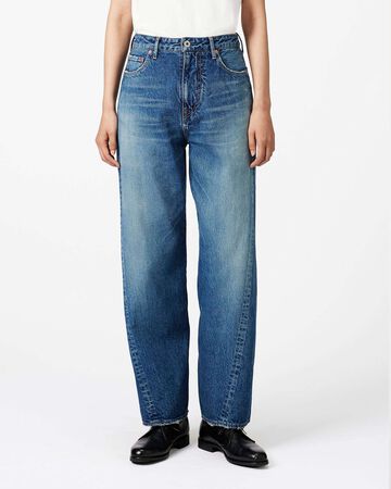 WOMEN | Skew Straight Jeans 11oz Medium Indigo,MEDIUM INDIGO, large image number 0