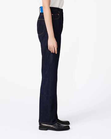 WOMEN | Selvedge Slim Straight Jeans 12oz,INDIGO, large image number 1