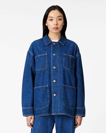 WOMEN | Selvedge Coveralls 12oz Medium Indigo,MEDIUM INDIGO, large image number 0