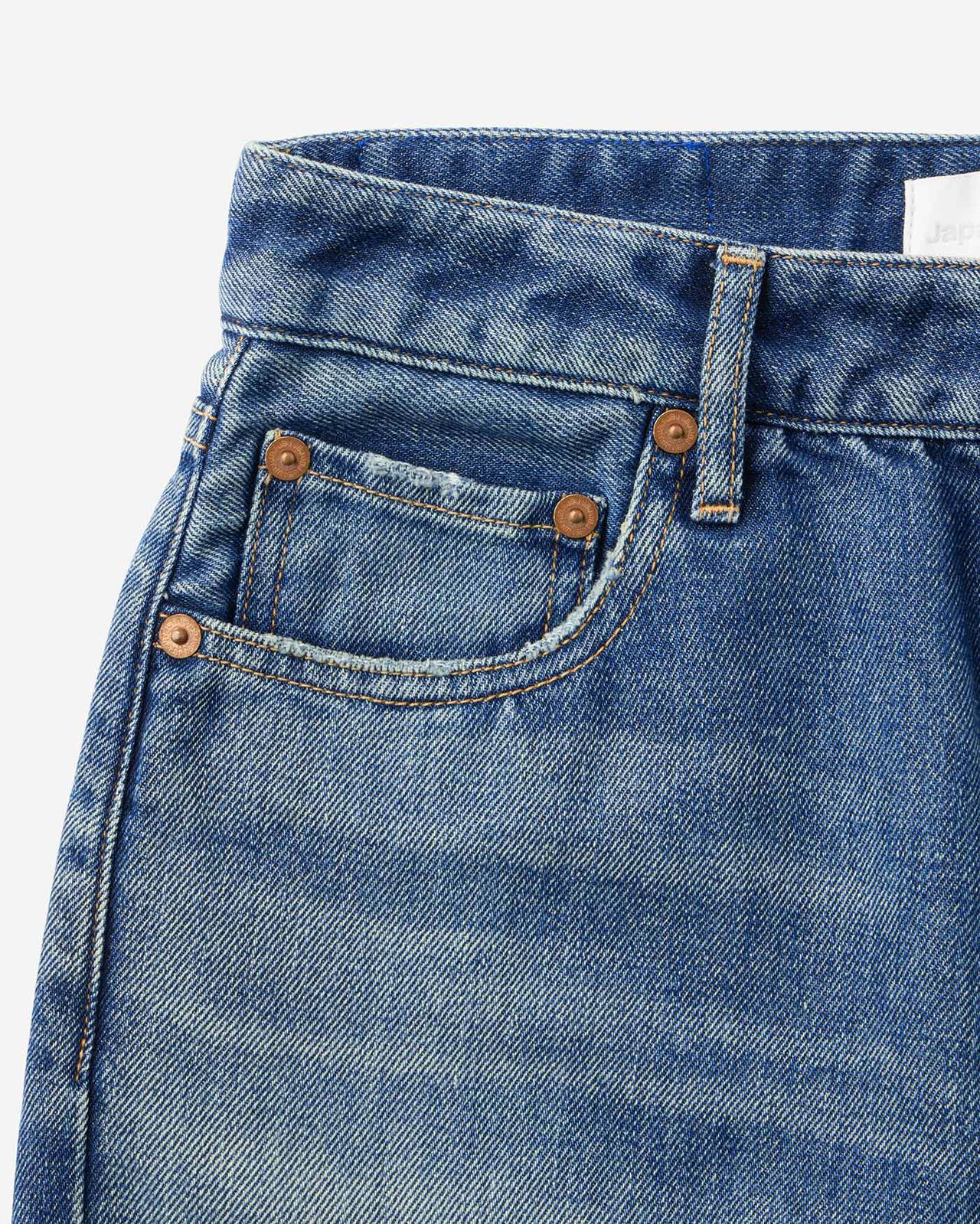 WOMEN | Light Straight Jeans 9oz Medium Indigo,MEDIUM INDIGO, large image number 8