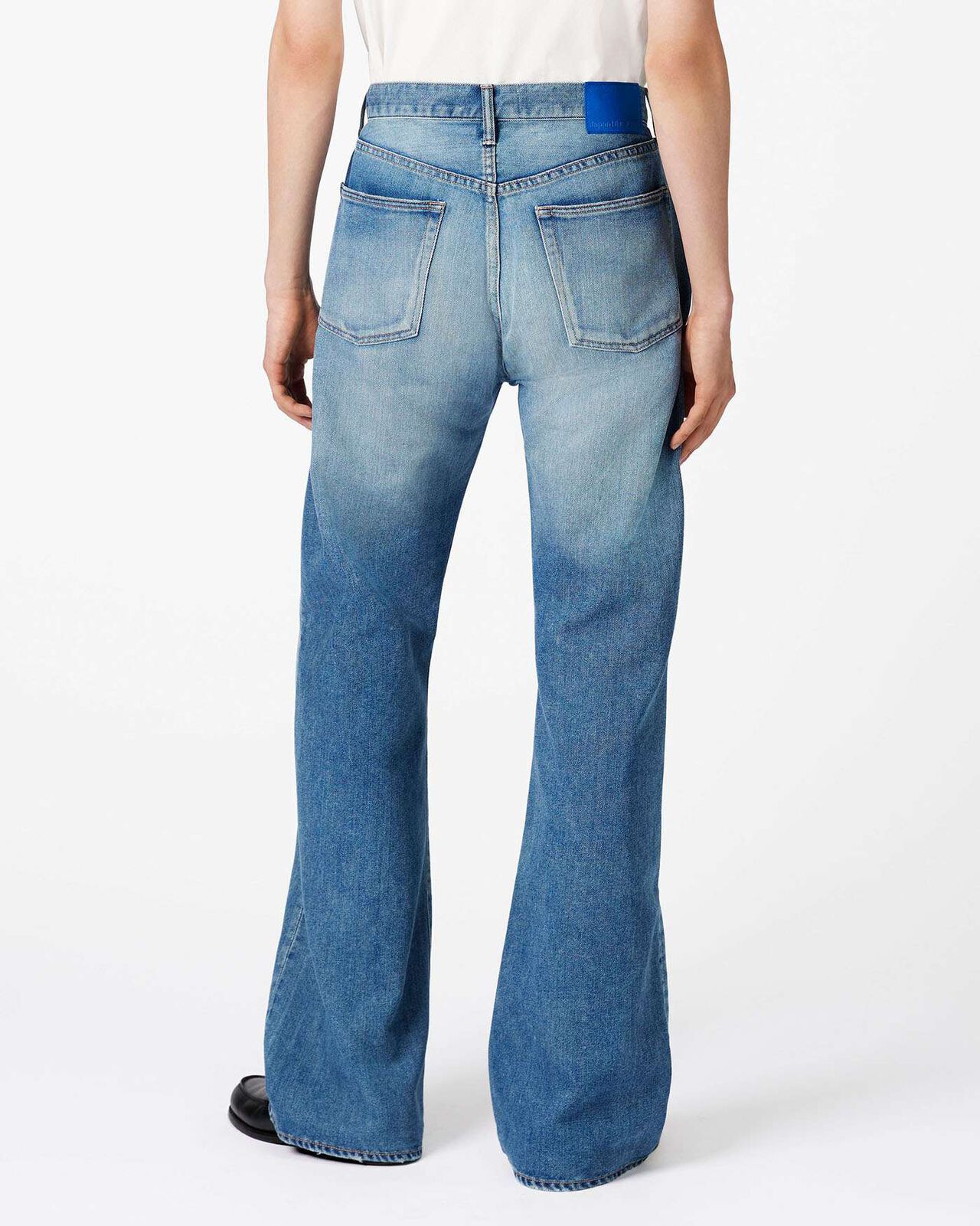 MEN | Light Flare Jeans 9oz Medium Indigo,MEDIUM INDIGO, large image number 2