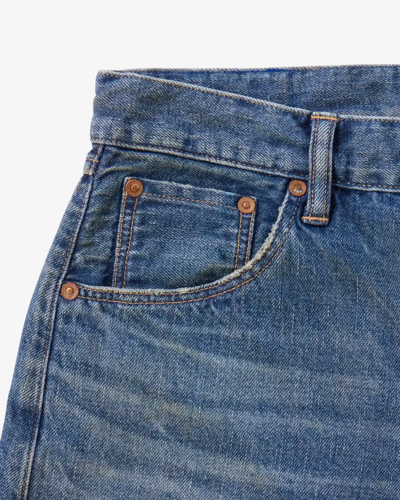 MEN | ReDESIGN Skew Wide Jeans 12oz Dark Indigo,DARK INDIGO, large image number 11