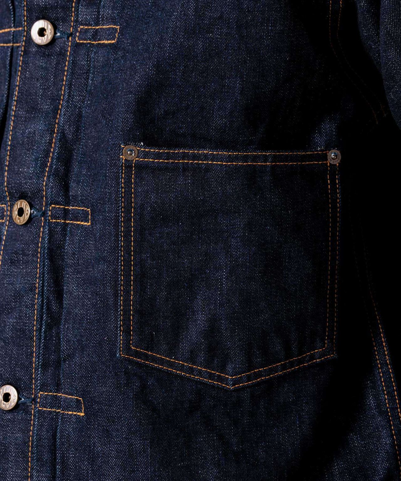 14.8oz Classic Denim Jacket,INDIGO, large image number 12