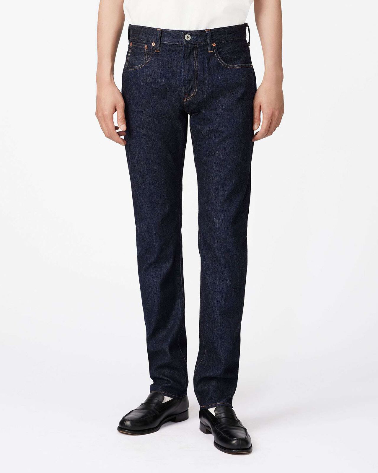 MEN | Selvedge Slim Jeans 12oz,INDIGO, large image number 0