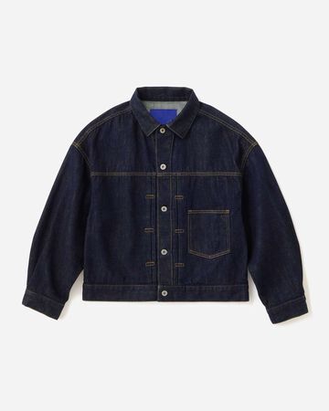 WOMEN | Selvedge Denim Jacket 12oz,INDIGO, large image number 3