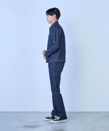 J304 12.5oz Africa Cotton Straight Selvedge Jeans,INDIGO, large image number 8
