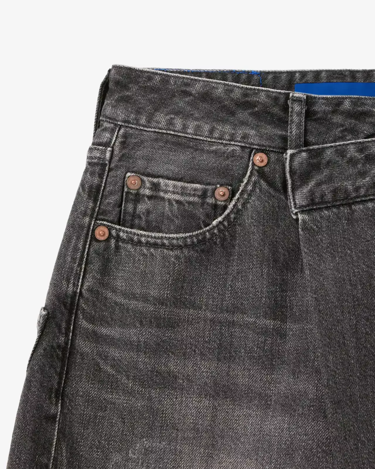 WOMEN | Wrap Straight Jeans 11oz Washed Black,BLACK, large image number 8