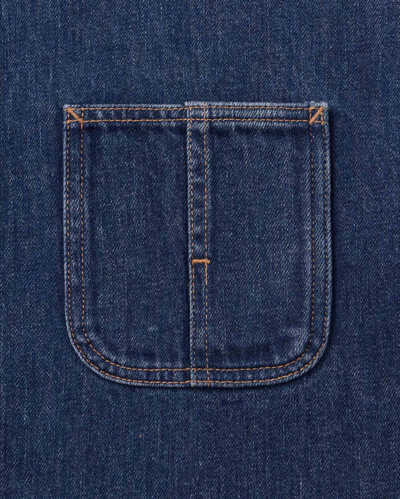 WOMEN | Selvedge Coveralls 12oz Medium Indigo,MEDIUM INDIGO, large image number 5
