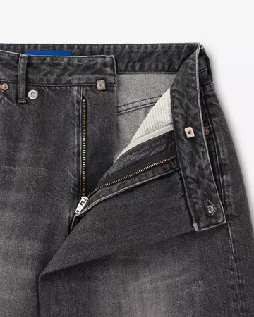 WOMEN | Wrap Straight Jeans 11oz Washed Black,BLACK, large image number 4