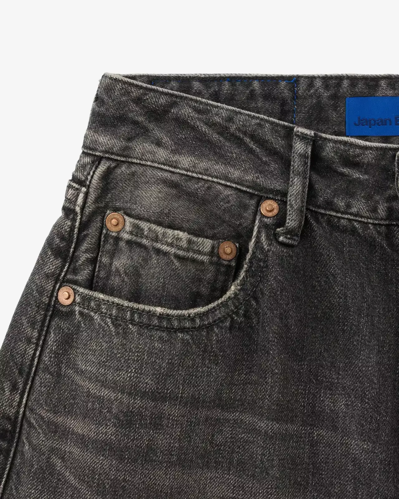 WOMEN | Damage Loose Jeans 11oz Washed Black,BLACK, large image number 9