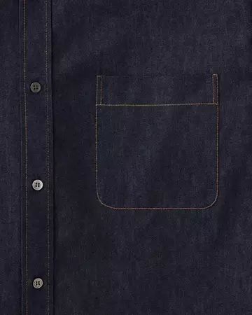 MEN | Light Denim Relax Shirt 7oz Rigid,RIGID, large image number 8