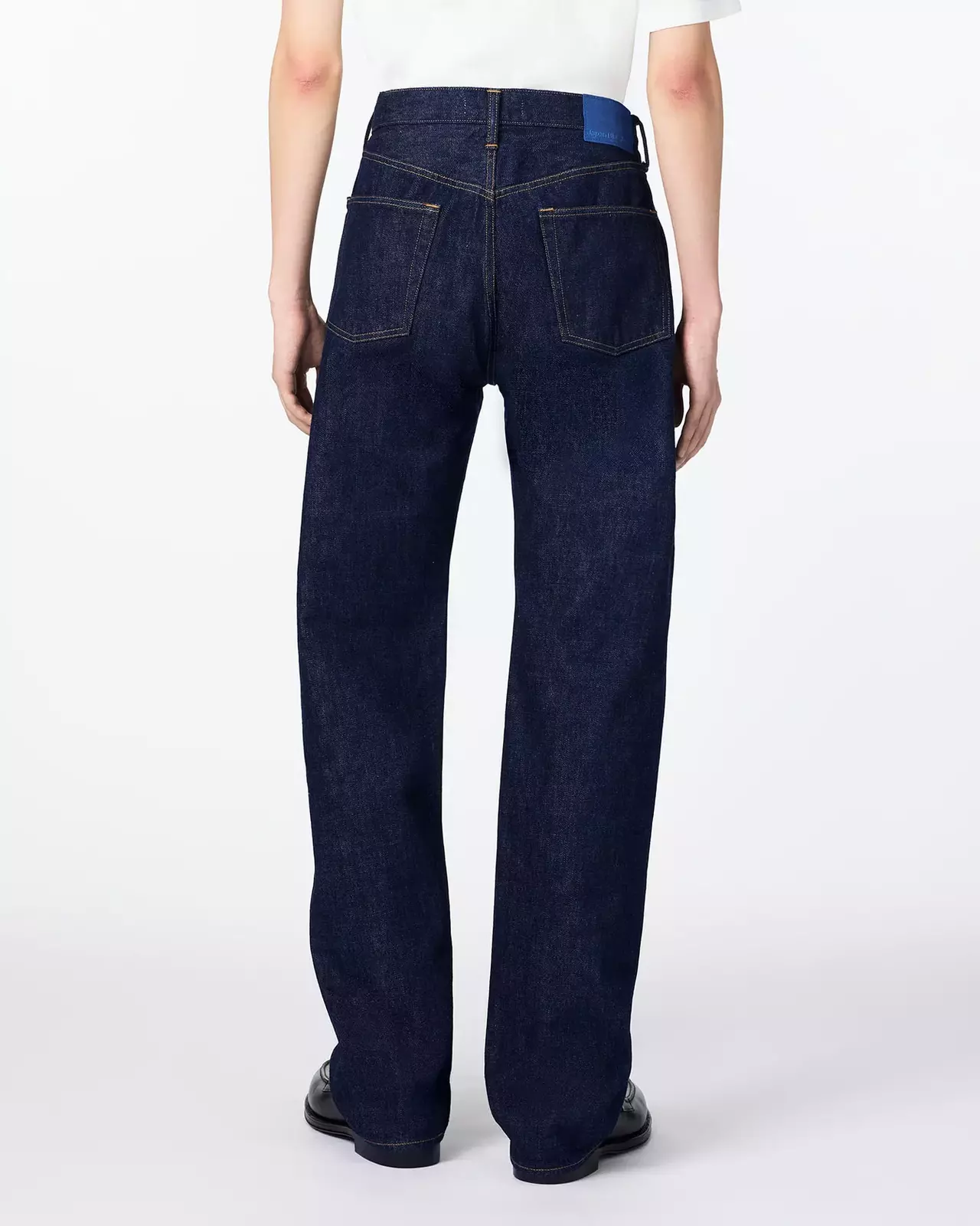 MEN | Selvedge Wide Jeans 14oz,INDIGO, large image number 2